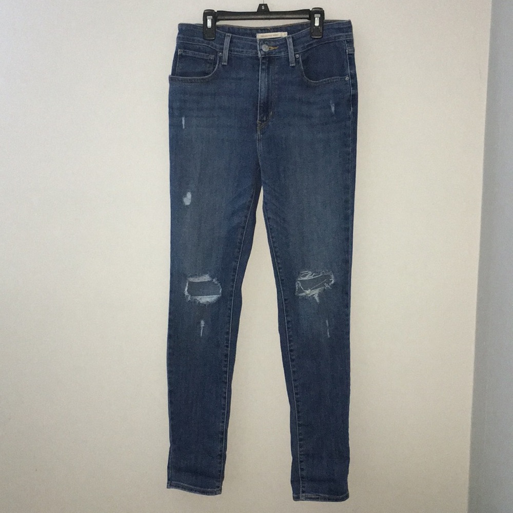 levi 721 high rise skinny jeans